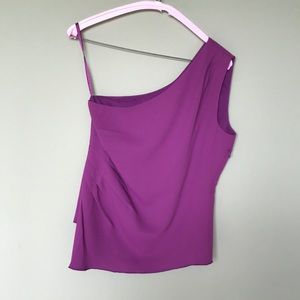 White House Black Market Size 0 purple top